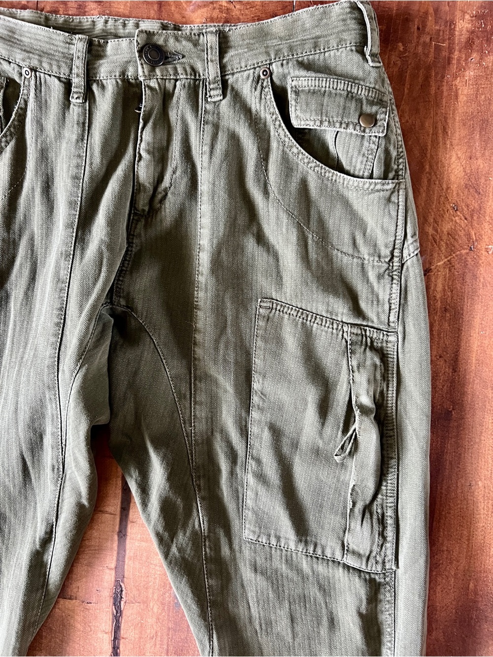 Free People Rule Breaker Harem Utility Cargo Pants - Picture 3 of 12